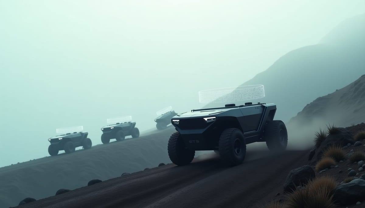 Scout AI Fury軍用全地形車演練