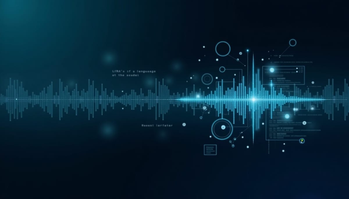 音訊語言模型與LoRA優化示意