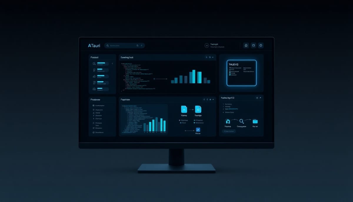 TypeScript Vue3 Tauri AI儀表板