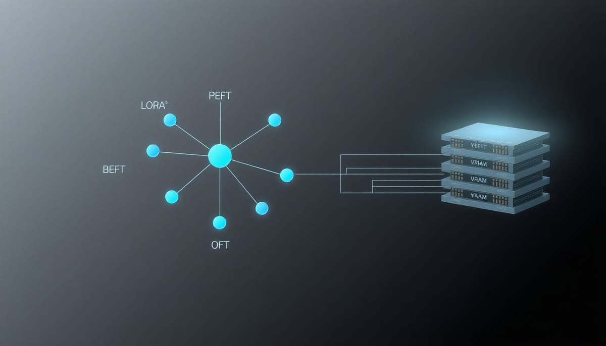 PEFT LoRA 記憶體效能比較數學推理