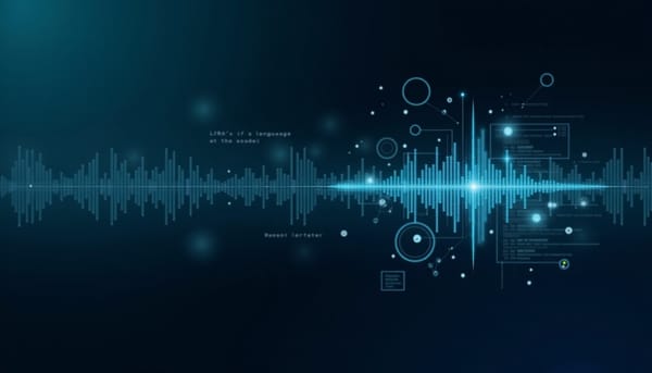 音訊語言模型與LoRA優化示意