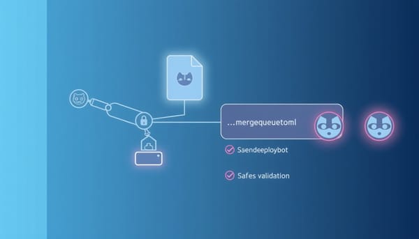 DeployBot 在 GitHub 合併佇列安全自動化