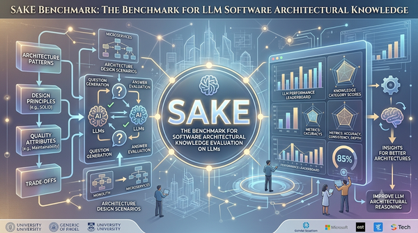 SAKE benchmark evaluation dashboard testing LLM software architecture design capabilities