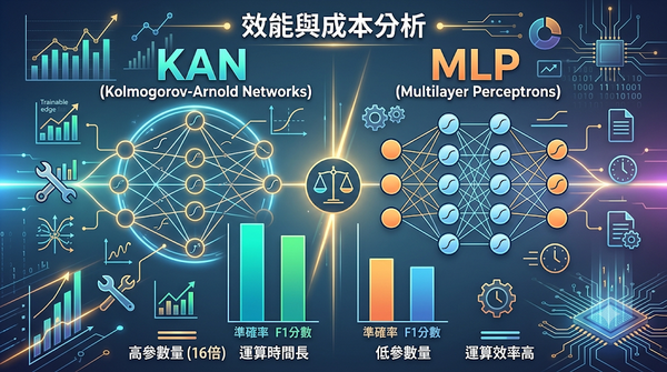 Performance and cost comparison between KAN and MLP models on structured data classification.