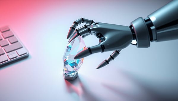 機械手指重播水晶稜鏡折射軌跡
